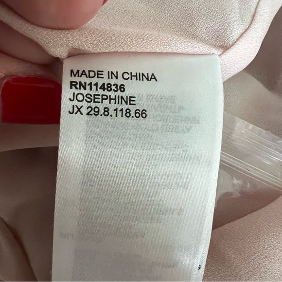 REISS JOSEPHINE PINK FLORAL PRINTED MINI LONG SLEEVE DRESS size 4 - Picture 11 of 11